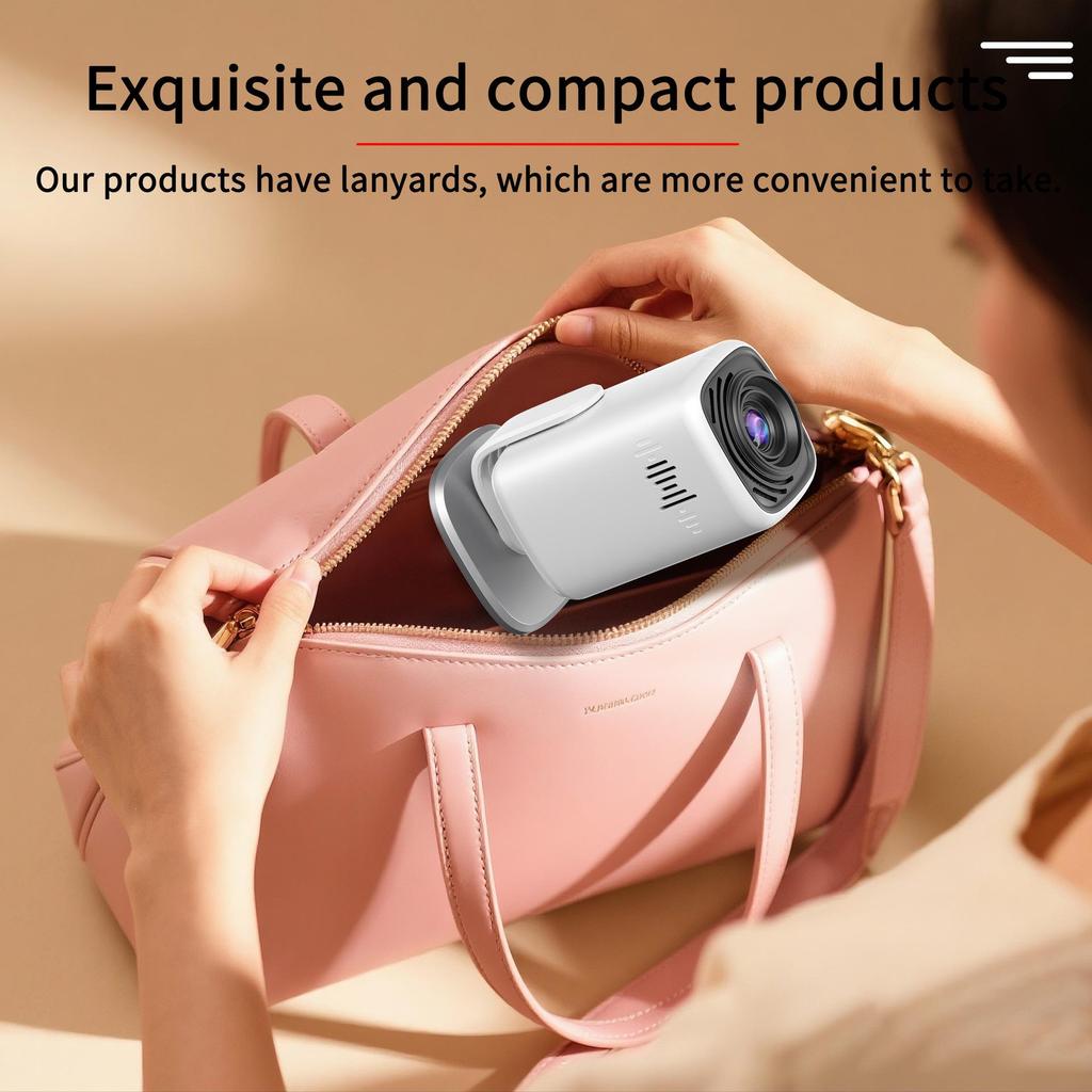 YL05A Android Smart Projector 4K Portable, 1080P Support HY300