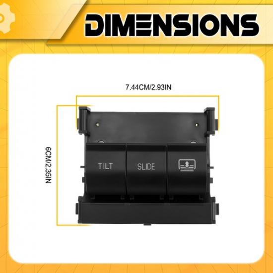 Overhead Console Moon Roof Sunroof Switch For Ford Explorer 3.5L 11-2017 DS3029
