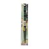 Kawaii Octagonal Chopsticks, Ito-guruma (Thread Wheel) Design, Black, 23cm, Dishwasher Safe, Non-slip Finish