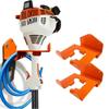 Gardening Equipment Tool Hanging Solution Heavy Load Weeder Eater Wall Hook Bracket Rack, Easy Installs for Various Size