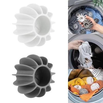 Silicone Laundry Ball Reusable Clothes Hair Cleaning Tool Pet Hair Remover Washing Machine Cat Hair Catcher Laundry Ball