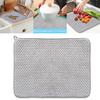 Dish Drying Mat Non-Slip Drying Mats Microfiber Absorbent Placemat Tableware Mat Heat Resistant Drying Pad Kitchen Supplies