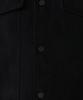 Musinsa Standard Synthetic Suede Minimal Trucker Jacket [Black]