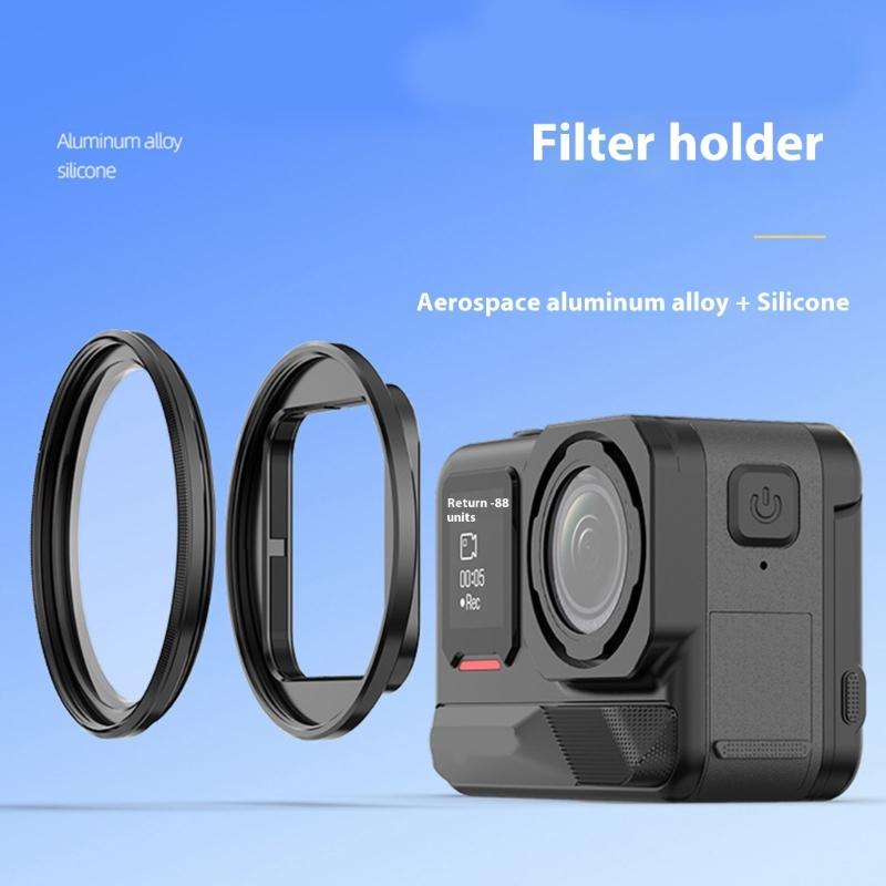 49mm Universal Filter Holder Rack For Outdoor Cameras Enables Multiple Filter Combinations With Secure Locking Mechanism