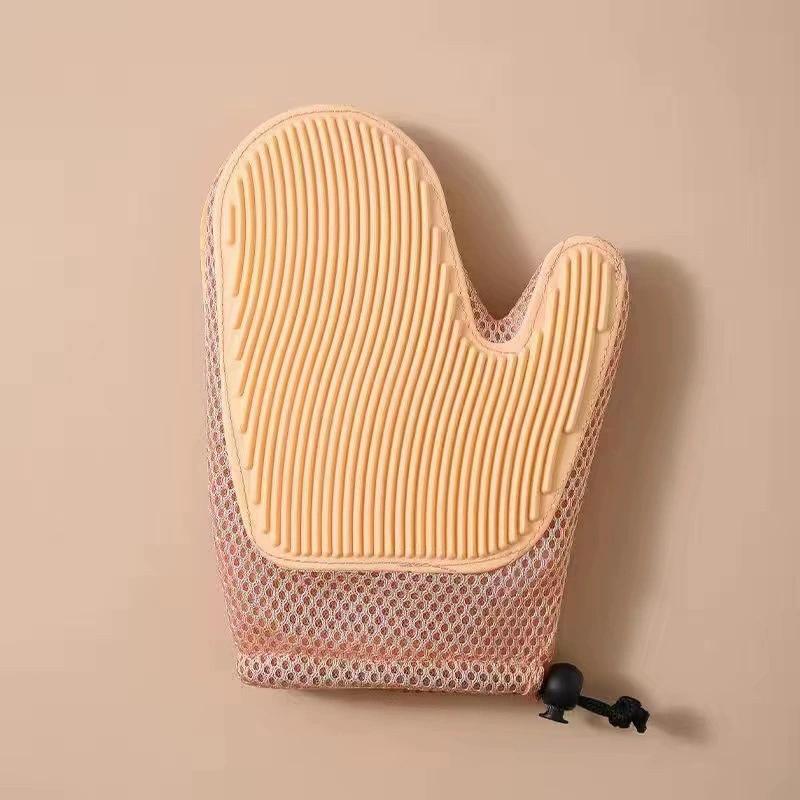 20x21cm Double-sided Usable Pet Grooming Gloves Dog Cat Hair Removal and Cleaning Gloves Pet Massage Cleaner Non Skin Damaging Anti Scratch Mitts