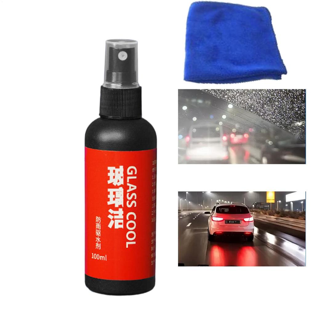 Car Window Anti Rain Rainproof Spray Windshield Cleaner Anti Fog Agent Windshield Coating Truck Mirror Windscreen Maintenance