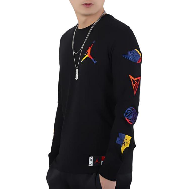Air Jordan Colorful Long Sleeves Black Men's AT8939-010