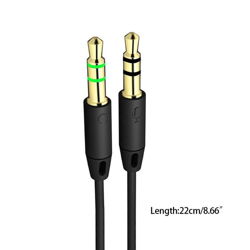 Stereo Headphone Splitter for Computer Laptop Smartphone Player Share Music Cord Stereo Aux Adapter Cable