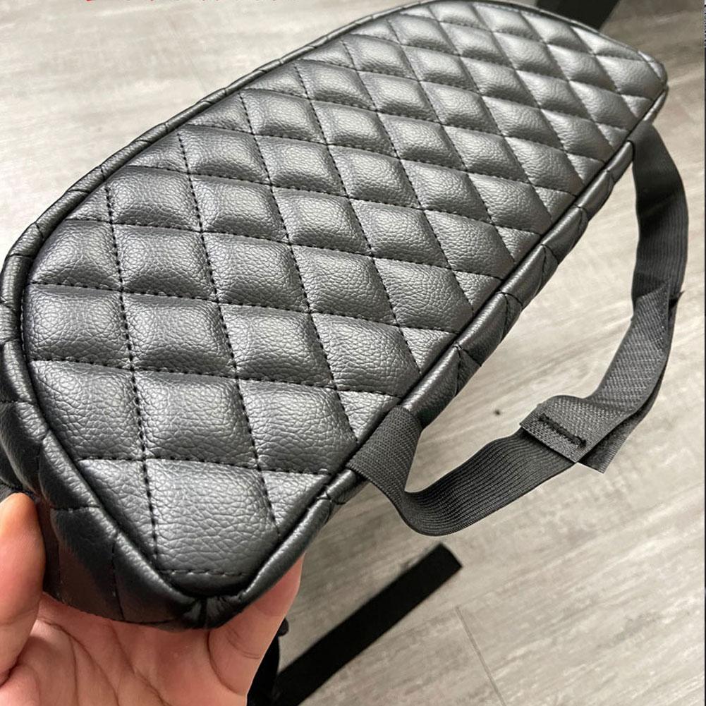 Car Handbag Holder Leather Seat Back Organizer Large Capacity Bag Purse Storage Pocket