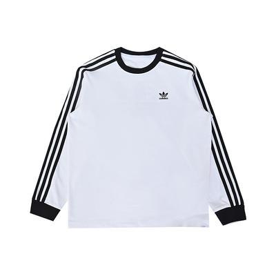 Originals Striped Cotton Long Sleeve Crew Neck T-Shirt Kids Tops KW1186