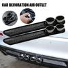 Styling False Exhaust Pipe Stickers Cool Design Fake Exhaust Hole Vent Grid Exhaust  Car Decorative