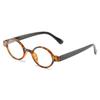 Zinc Zinc Alloy Elderly Reading Glasses Retro Tortie Elliptical Frame Eyewear  Mother's Day