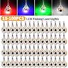 10-100PCS Mini Fishing Lure Light Eye Shape Fishing Lure Light LED Deep Drop Underwater Fishing Squid Fishing Bait Luminous Lure