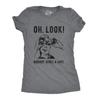 Womens Oh Look Nobody Gives A  T Shirt Funny Sarcastic Mocking Novelty