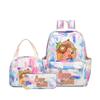 New Kapibara Korean version schoolbag for girls and students to reduce the burden of leisure backpack, high value and lightweight backpack.