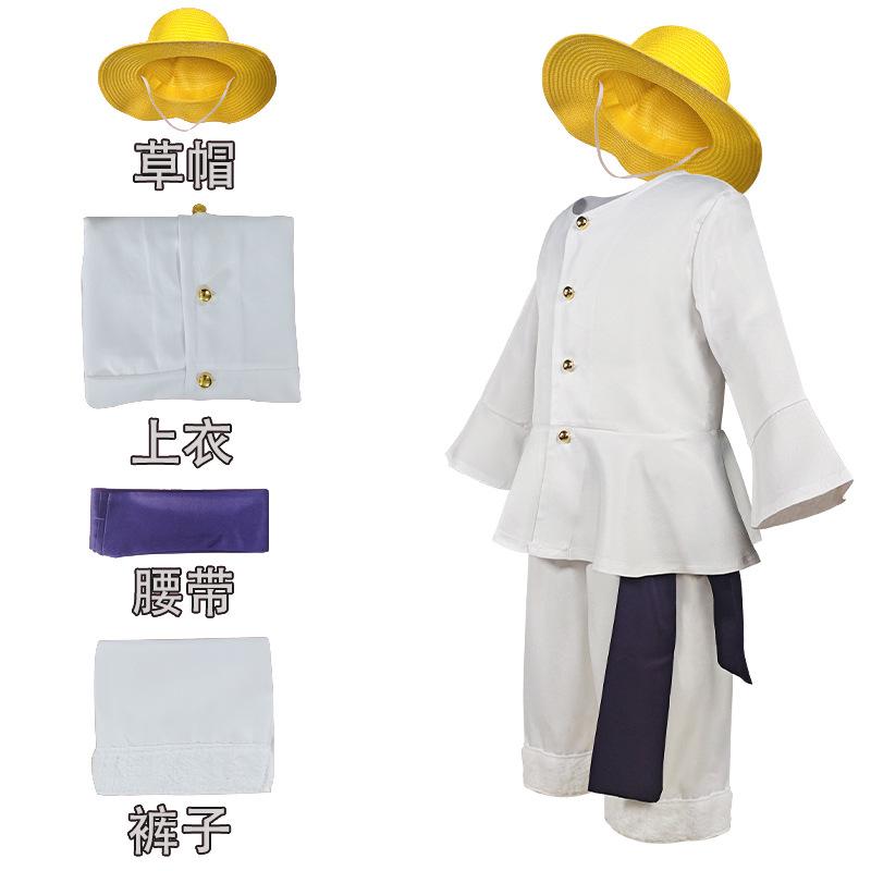 Head Island Luffy cos clothing Future Island children's animation cosplay male stage performance clothing
