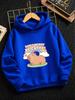 Kuscheliges Capybara Kinder Kapuzenshirt Sommer Süß Cartoon Rundhals Jungen Mädchen 3-14