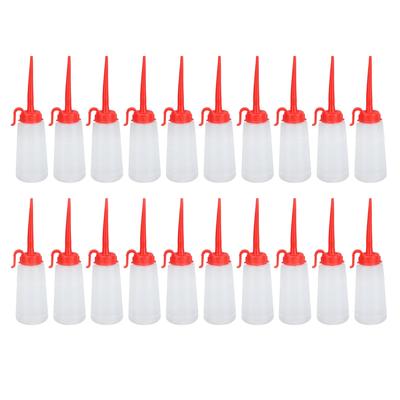 20 Pz Oliera per Macchina da Cucire 160ML Plastica Inodore Buona Tenuta Flacone Olio per Macchina da Cucire con Rosso