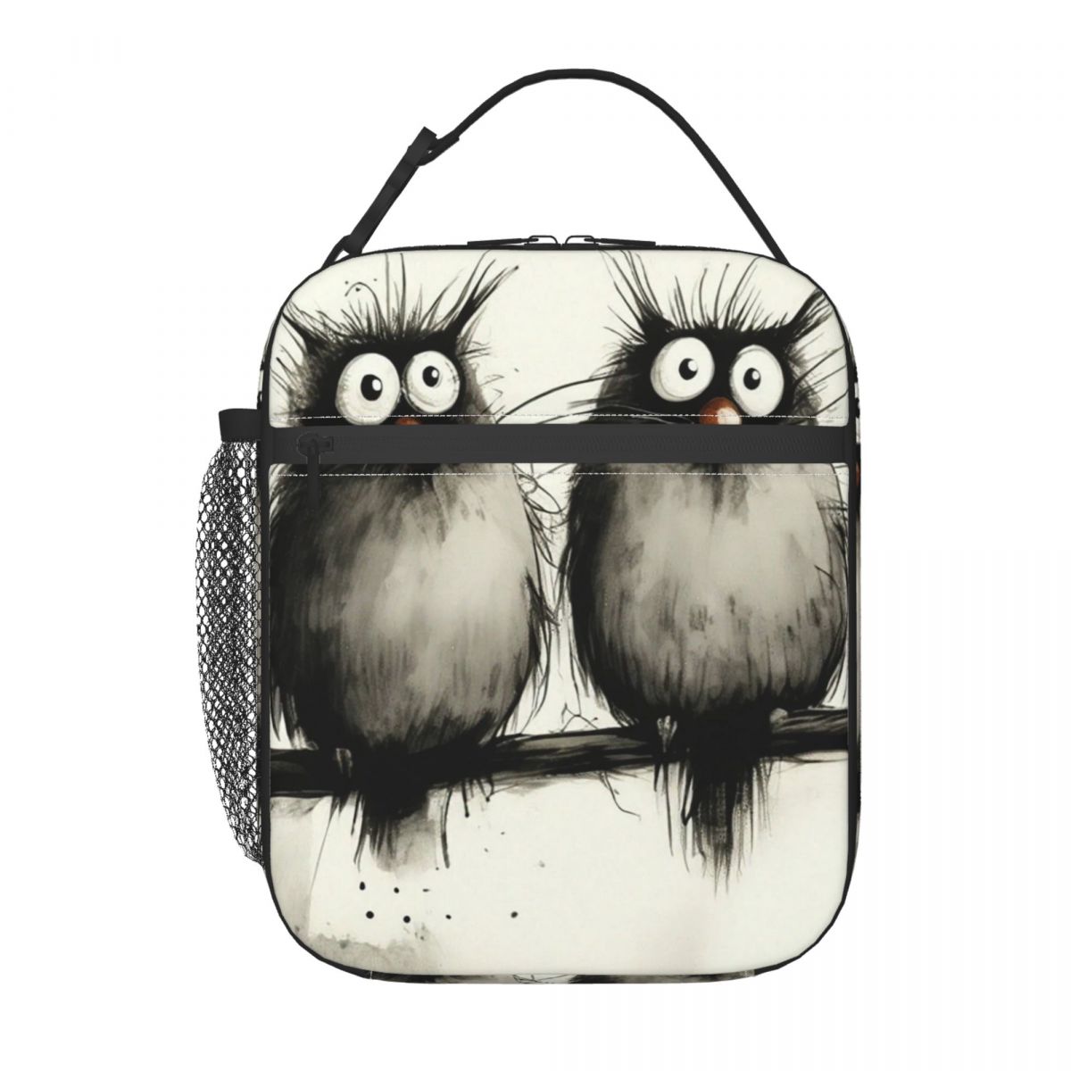 

Funny Bird Pattern Insulated Lunch Bag for Women Office Cooler Thermal Food Box Tote Leakproof Lunch Boxes Container One Size
