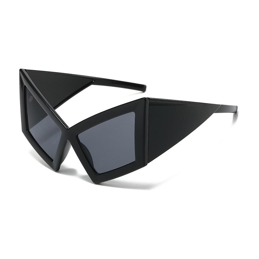 Oversized Frame Cat Eye Women's Sunglasses Personalized Trendy Hip-Hop Beach Accessories Bohemian Style Party Glasses