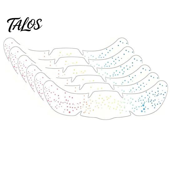 Cosmetic Stickers for Music Festivals 6Pcs Holographic Freckle Stickers, Shimmer Temporary Face Tattoos with Waterproof Decals Parties Adhesive, Easy