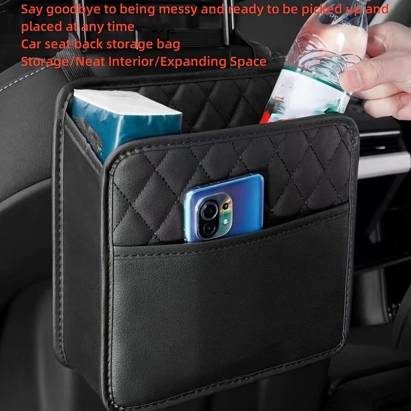 Car Seat Storage Bag, Multifunctional Car Trash Bag, Hanging Storage Bag