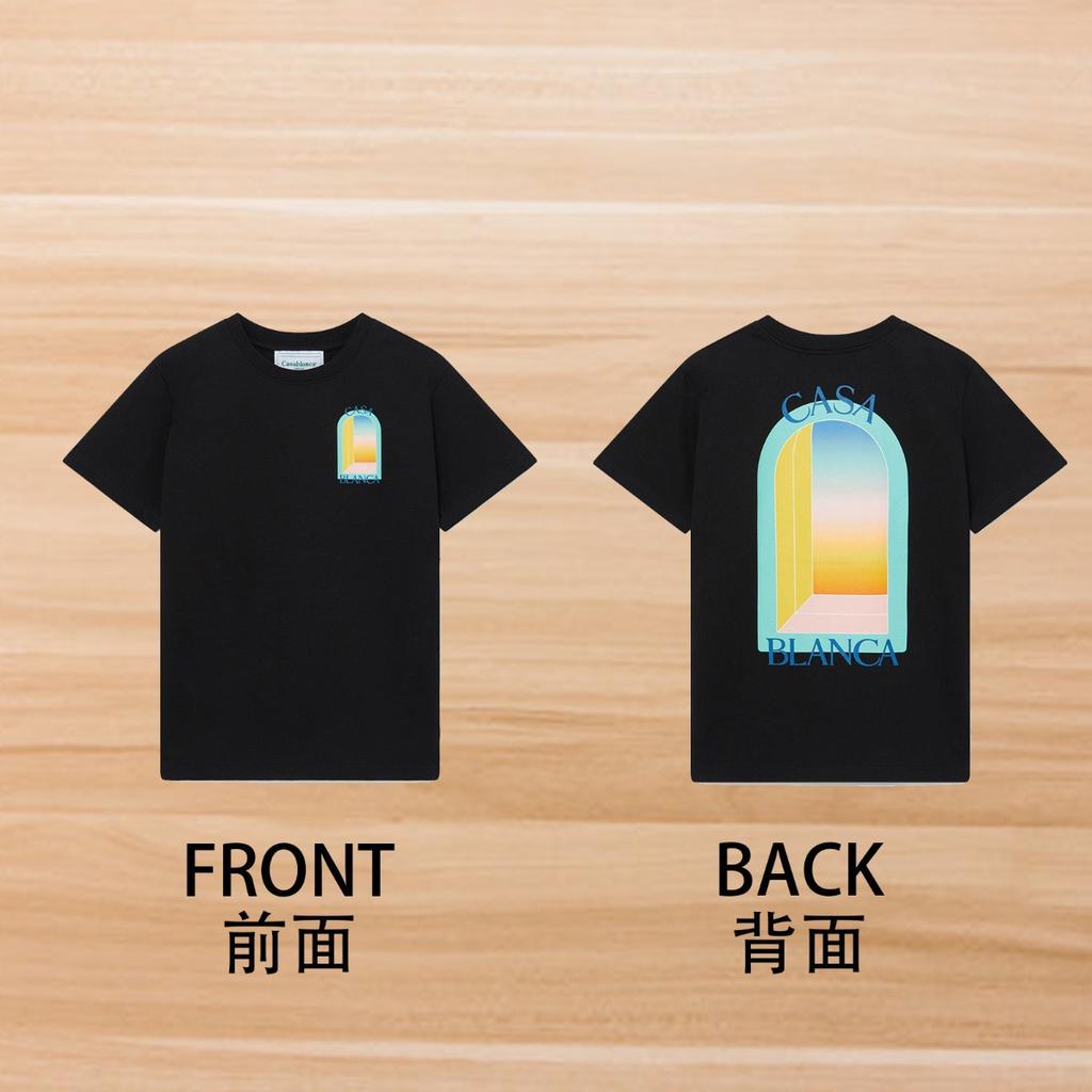Cross-border foreign trade casablanca Casablanca short-sleeved American tide brand niche loose high street tide brand t-shirt