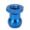 10PCS RC Ball Nut Aluminum Alloy Ball Head RC Lock Nut for Tamiya 53640 1/10 Series RC Cars
