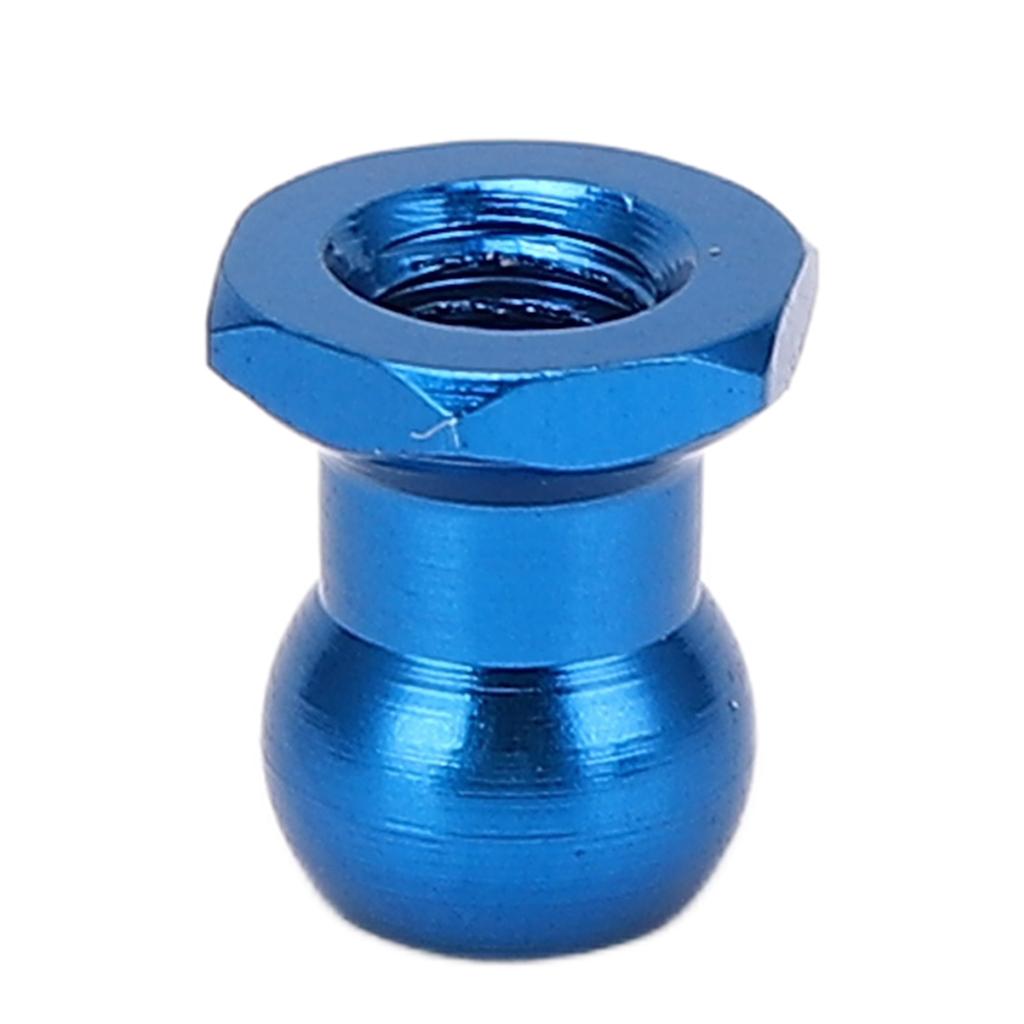 10PCS RC Ball Nut Aluminum Alloy Ball Head RC Lock Nut for Tamiya 53640 1/10 Series RC Cars
