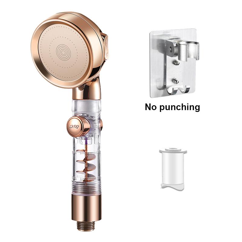 VILOYI Turbocharged Shower Head 3 Modes High Pressure Water Saving Adjustable Handheld Showerhead Massage Filter Rainfall Nozzle