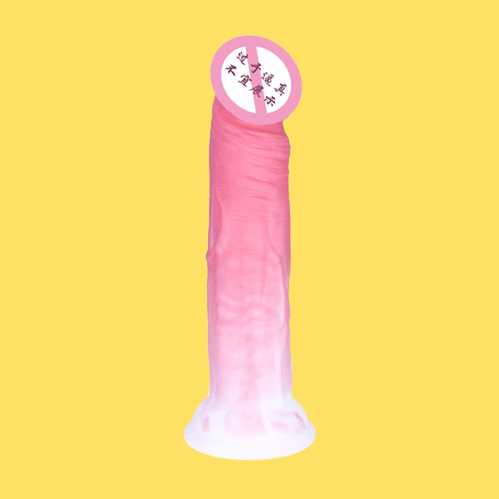 Piccolo Dildo Morbido in Silicone Senza Uovo per Donne - Giocattolo Sessuale Adulto Non Elastico per Masturbazione Piacevole