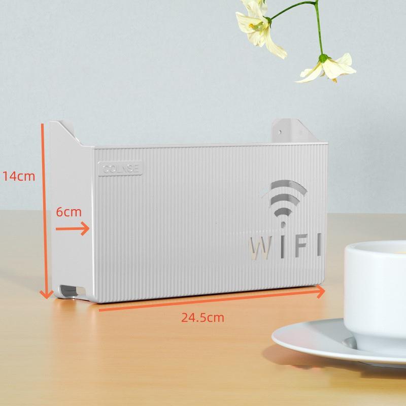 Беспроводной маршрутизатор Wi-Fi полка ящик для хранения настенный органайзер коробка кабель кронштейн для питания органайзер коробка домашний декор серый 813₽