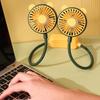 Neck Air Conditioner 2 Speeds Adjustable USB Rechargeable Personal Fan Folding Neck Cooling Fan USB Rechargeable Personal Fan
