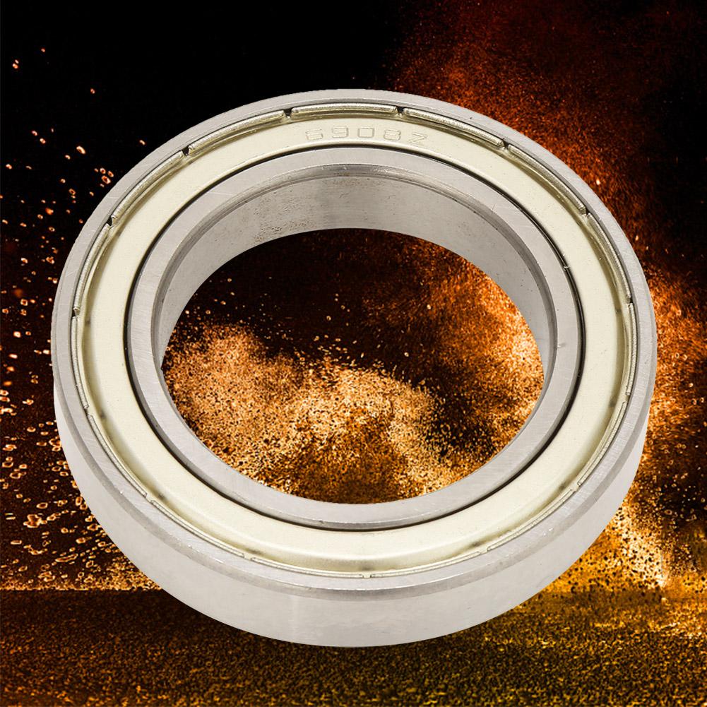 Steel High Speed Double sided Sealed Deep groove Ball Bearings (6908 zz 40*62*12mm)