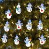 Christmas Gingerbread Man PVC Ornament: Soft Rubber Snowman Cookie, House & Tree Decoration