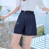 Betu Women's A-Line High-Waisted Denim Shorts