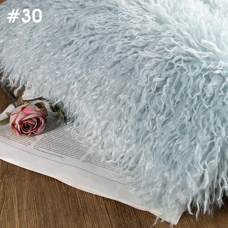 50*170cm High-grade 6cm Long Hair Cashmere Fabric Lamb Curly Imitation Tan Sheep Wool Plush Fabric DIY Clothing Dolls Cosplay
