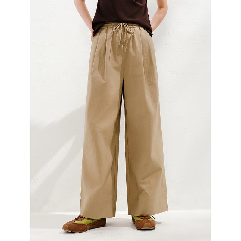 Anna & Co Damen Elastischer Bund Gerades Bein Freizeithose