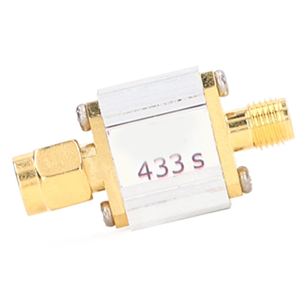 433MHz Bandpass Filter SMA Interface Band Pass Filter Module for RFID Receiver 50 Ohms