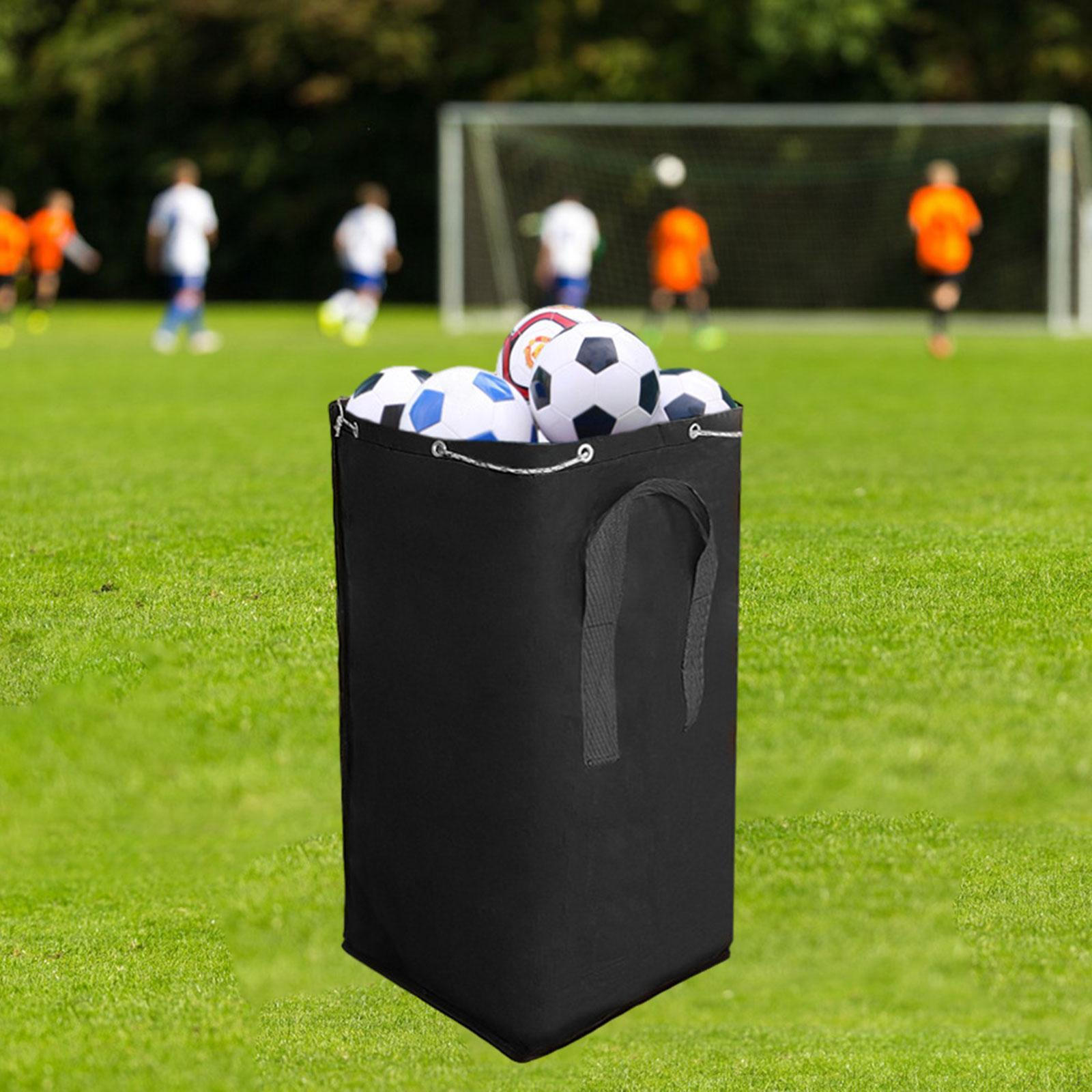 

Сумка для спортивных мячей Мешочек на шнурке Органайзер для переездов для футбола Открытый стадион чёрный