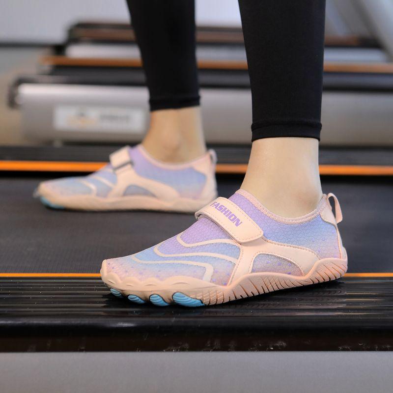 Fitnessschuhe Hallen-Sneaker Stoßdämpfung Laufband Kniebeugen Kreuzheben Schuhe Leise Yoga Pilates ******** Seilschuhe