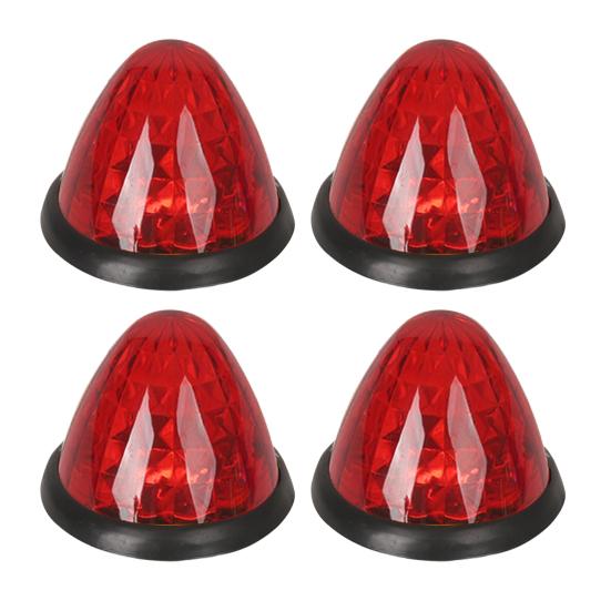 24V LED Watermelon Lights Rich Color Bumper Lights High-bright Trailer Side Marker Lights