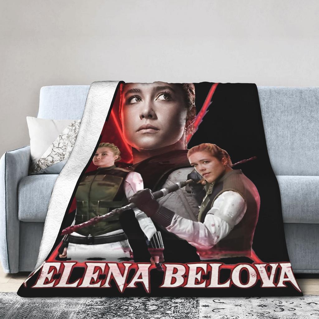 New Yelena Belova Thunderbolts Blankets Ultra-Soft Flannel Comfortable Throw Blanket Machine Washable