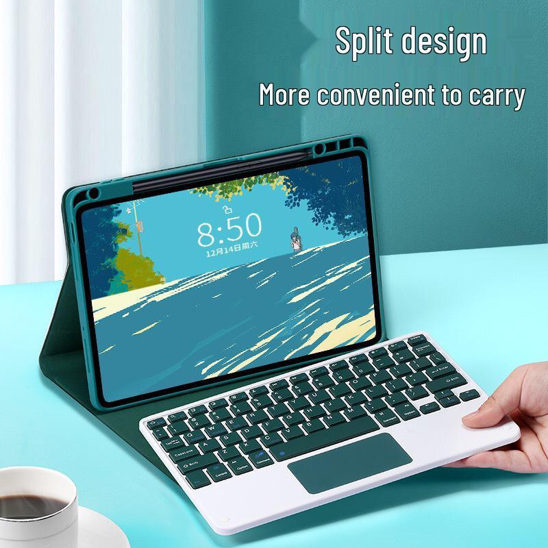 Compatible Bluetooth Keyboard Case with Backlight and Pen Slot for Redmi Pad 12.1 & Huawei MatePad 11.5S