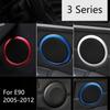 Car Door Speaker Ring Sound Decorations Loudspeaker Trim Car Accessories for E90 3 Series 320 325 2005-2012 Car Styling