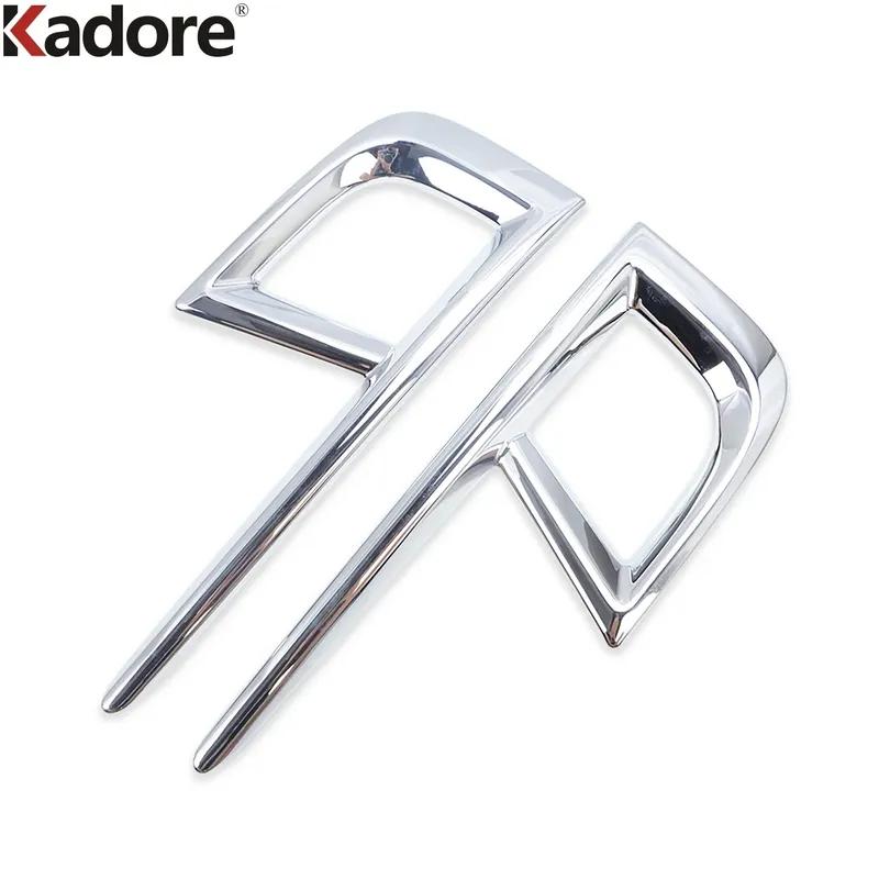 Front Fog Light Lamp Cover Trim For Honda Odyssey 2018 Chrome Car Head Foglight Foglamp Bezel Trims Accessories
