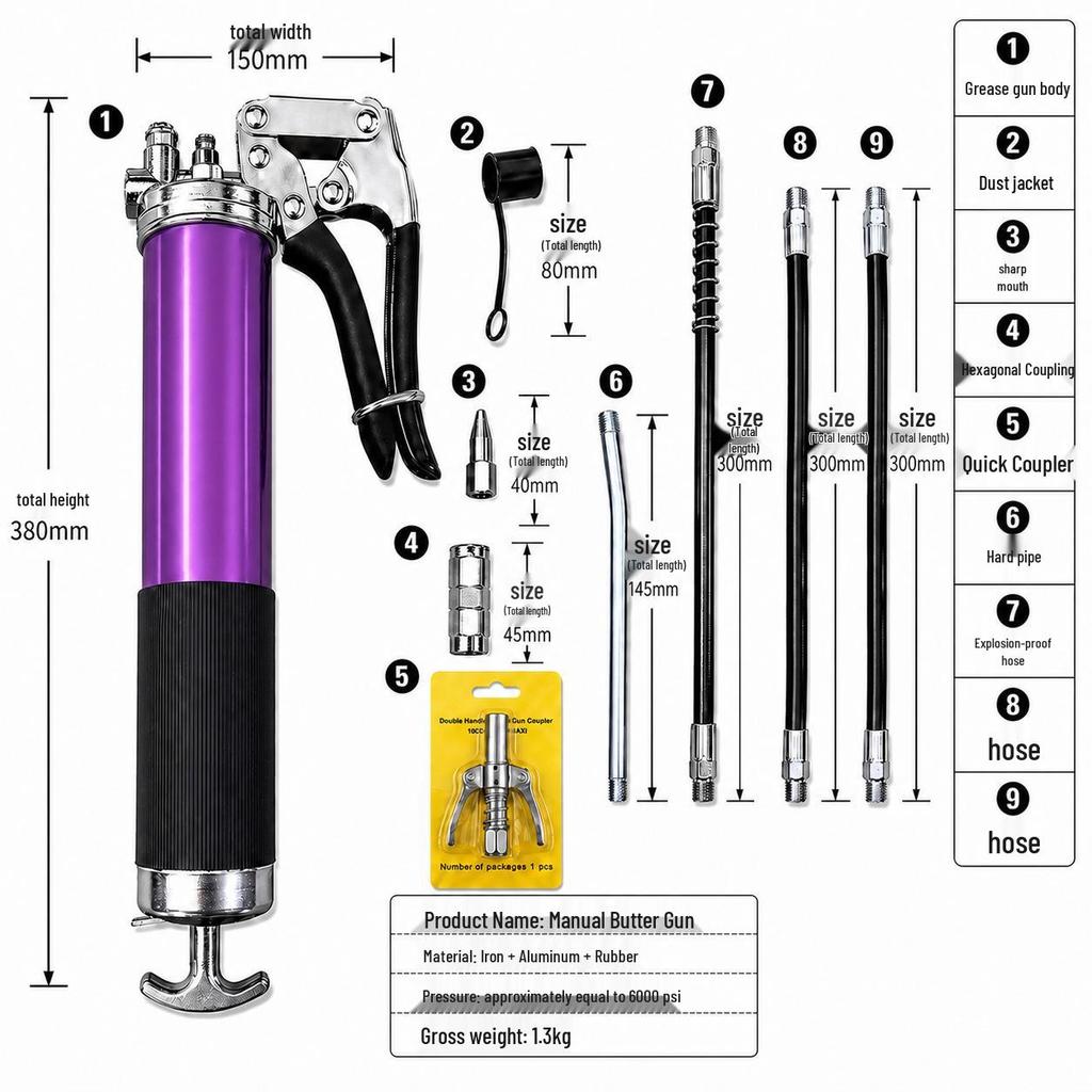High-Pressure Pistol-Type Labor-Saving Grease Gun