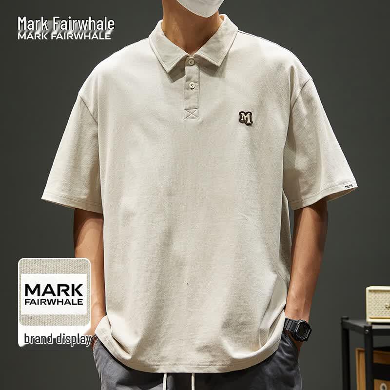 MARK FAIRWHALE Men s Cooling Breathable Short Sleeve Polo Shirt M