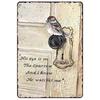 Vintage Sci-Fi Fairy Metal Tin Sign 20x30cm Retro Wall Art