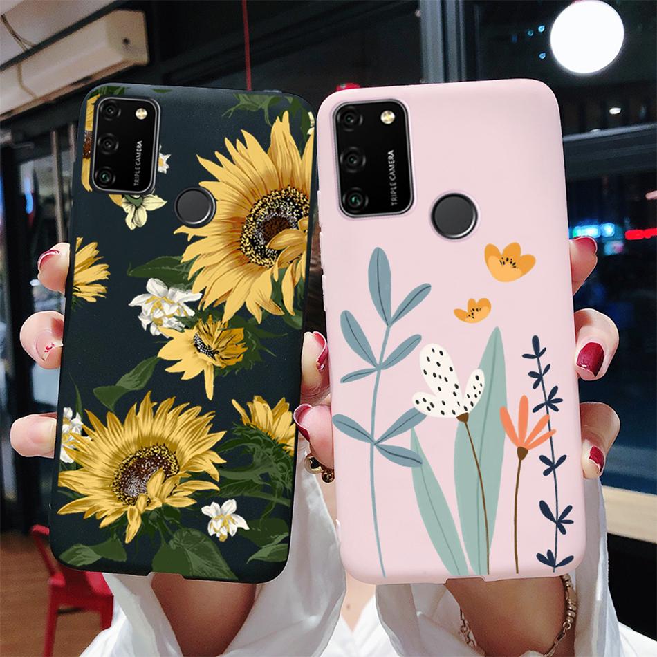 For Huawei Honor 9A Case 2020 Silicon Cover Soft Bumper Coque For Huawei Honor 9A Phone Cases MOA-LX9N Honor9A Love Heart Funda